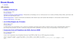 Desktop Screenshot of brentroady.com