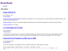 Tablet Screenshot of brentroady.com